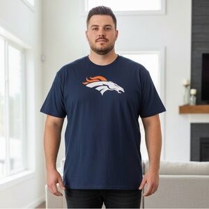 Men’s 3XL Navy Denver Broncos Jonathan Cooper “0” Short Sleeve Tee